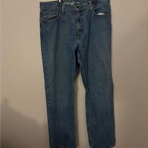 Eddie Bauer Men's Straight Blue Jeans